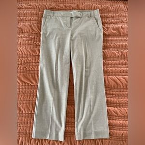 NY & Company tan cropped stretch trousers